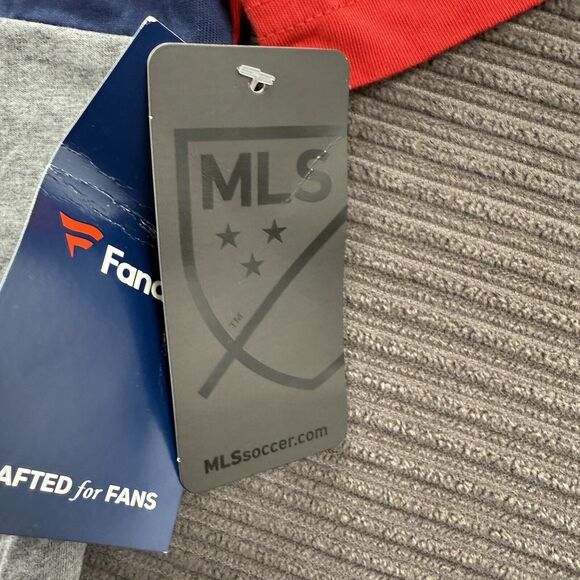 FC Dallas Shirt Men Large Gray Red Polyester Soccer Short Sleeve Outdoors. - Picture 6 of 12